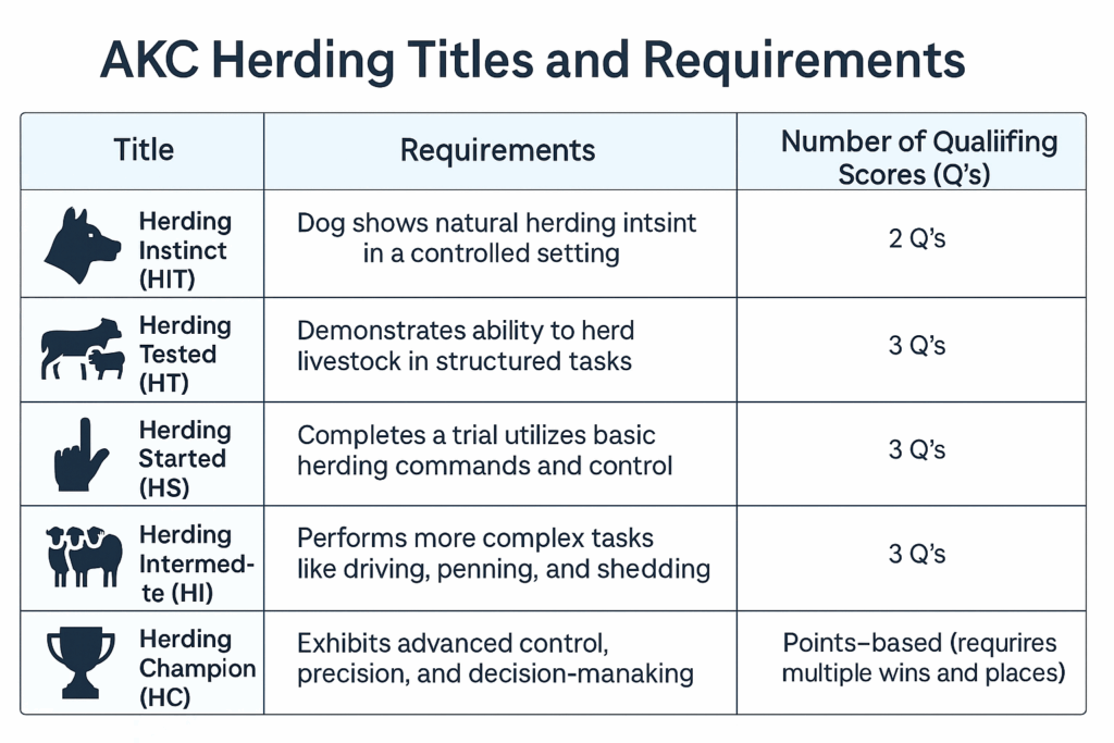 akc herding titles